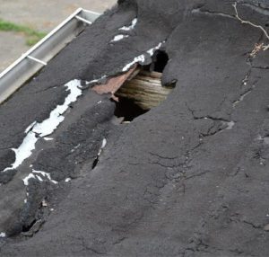 roof damage inspection