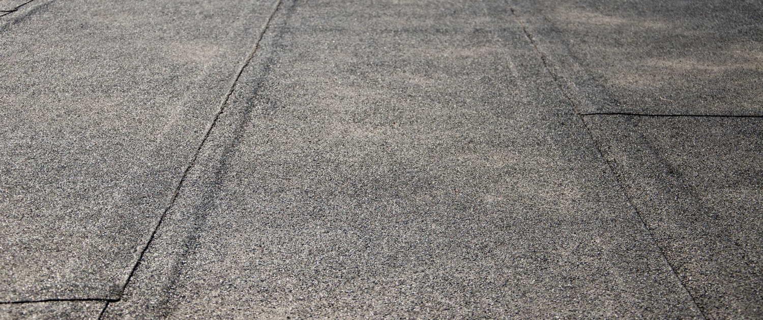 Flat Roof Covered With Bitumen Sheets